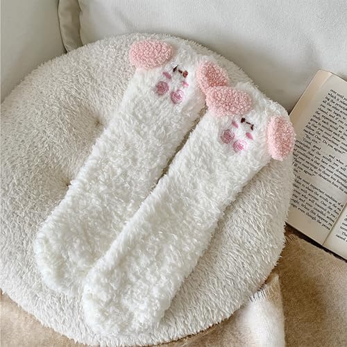 Image of Benefeet Sox Cute Fuzzy Socks for Women Girls - Fluffy Cozy Warm Winter Funny Animal Slipper Plush Sleeping Socks