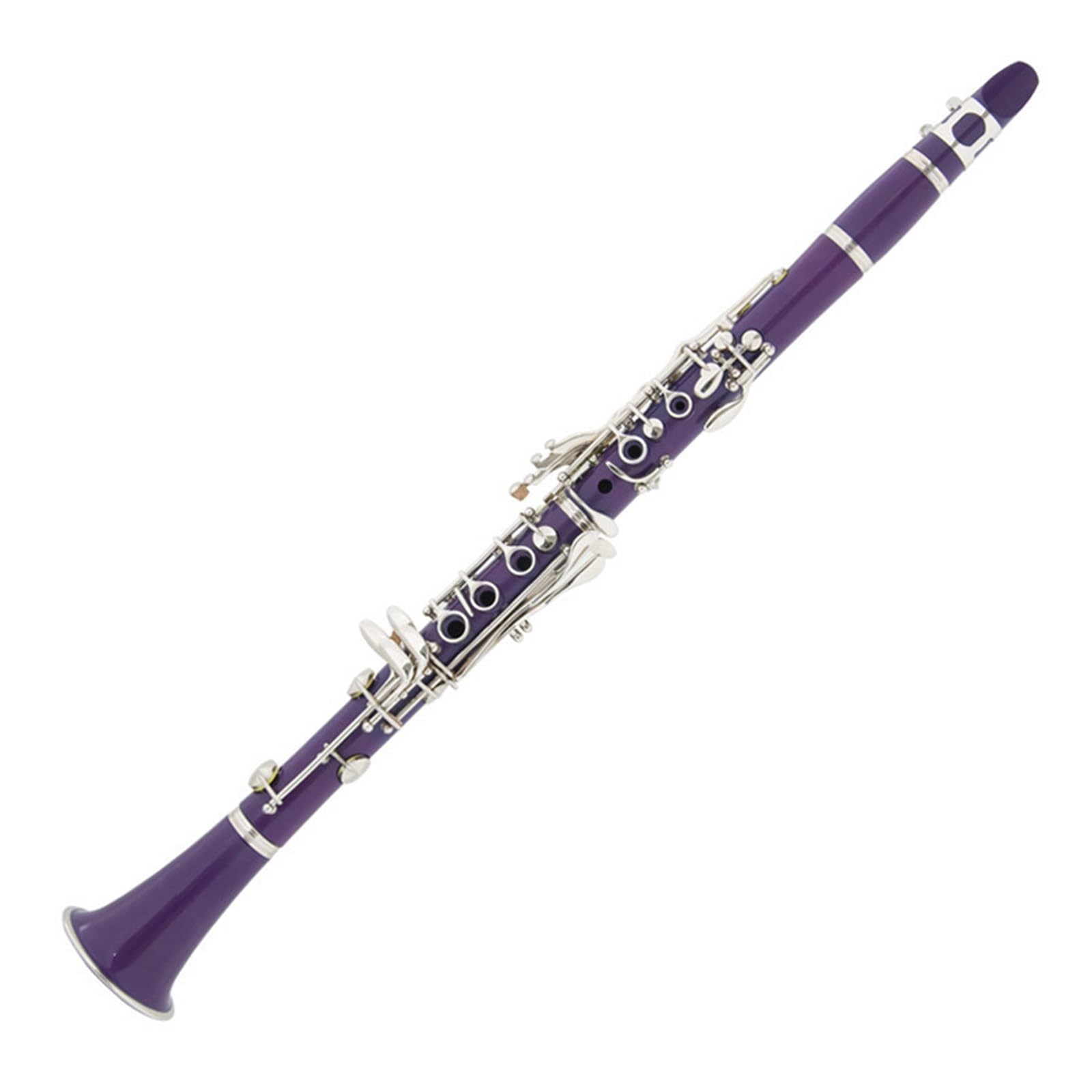 Instrumenty klarnetowe Klarnet Fioletowy Instrument Muzyczny Klarnet Dobrze Wykonany Klarnet