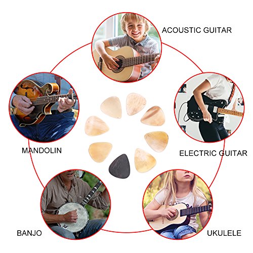 médiators de guitare 8 pièces médiators de haute qualité pour guitare électrique acoustique ukulélé mandoline Banjo… - Les Beatles, Paul McCartney, John Lennon, RIngo Starr, George Harrison médiators de guitare 8 pièces médiators de haute qualité pour guitare électrique acoustique ukulélé mandoline Banjo… – Image 5