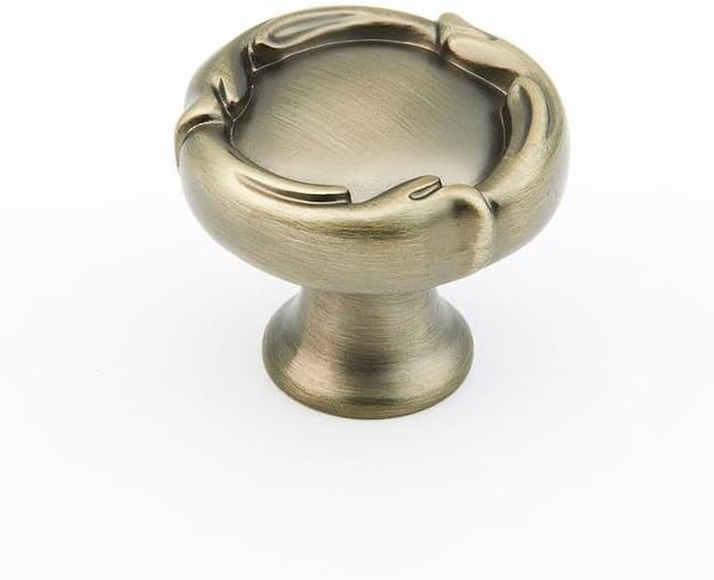 Schaub & Company Round Knob, 1-5/16(SCH260-AN)-Antique Nickel by Schaub & Company