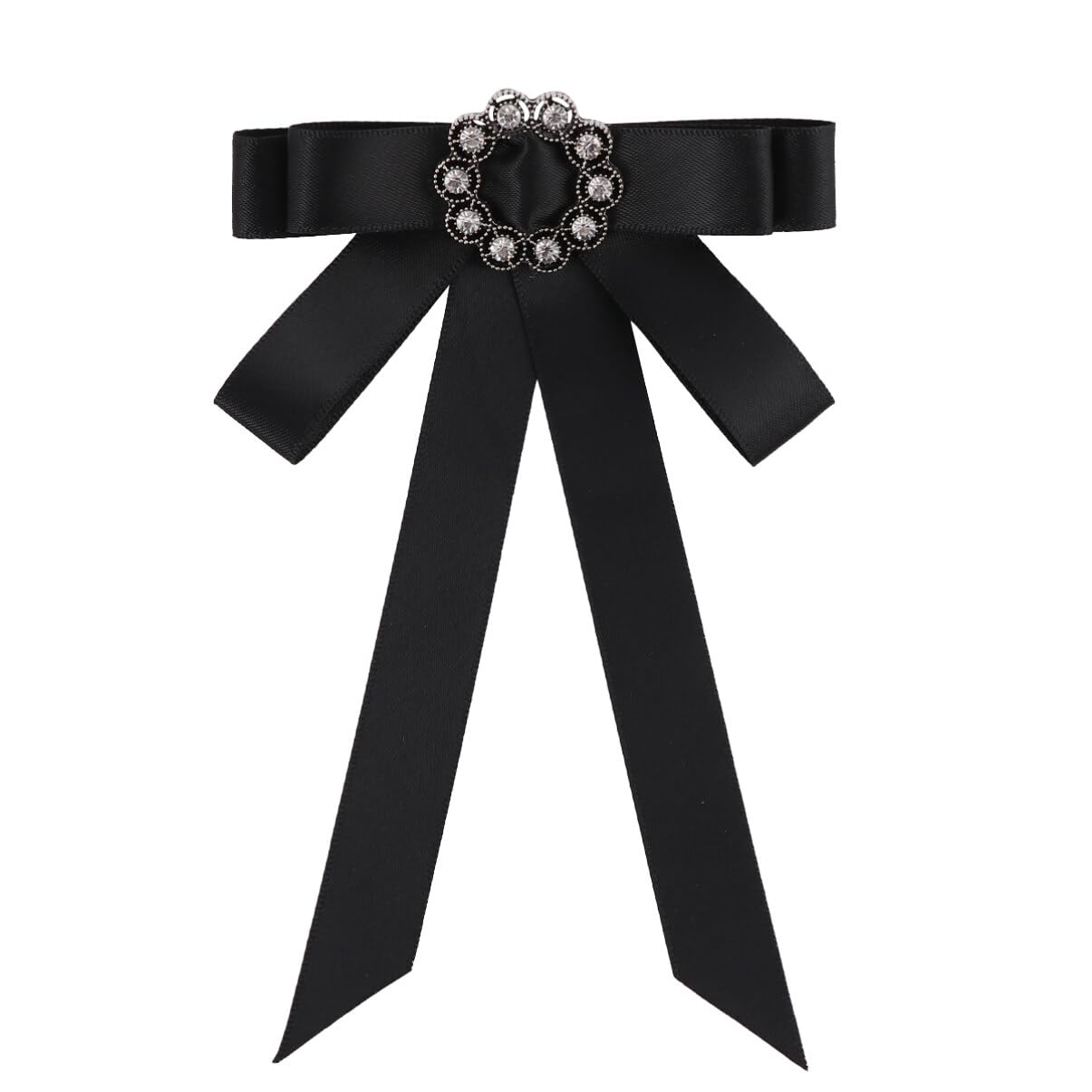 Spilla con fiocco di nastro rosso: spilla da sposa con cristalli di strass - Italia Spilla con fiocco di nastro rosso: spilla da sposa con cristalli di strass - Italia