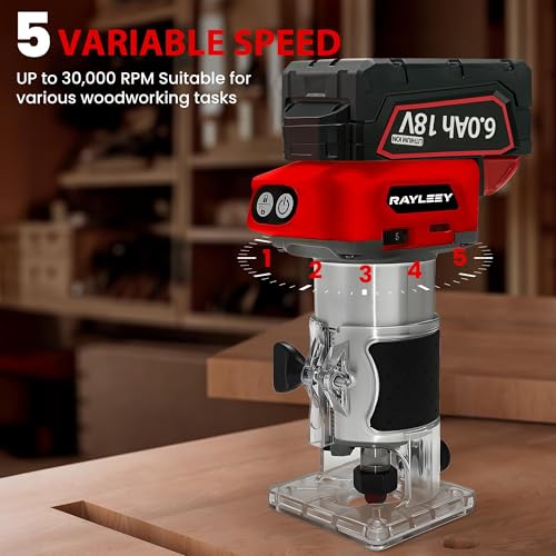 Cordless Router Compatible with Milwaukee 18V