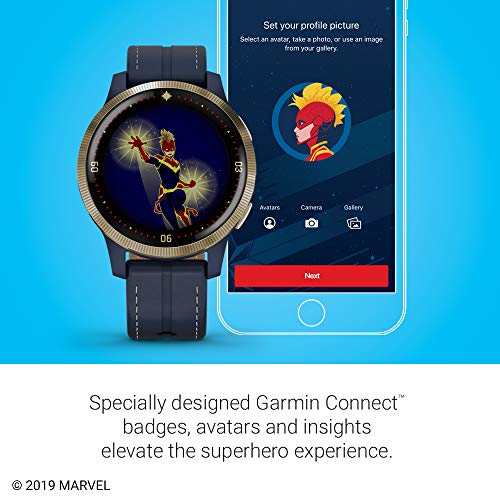 Garmin Legacy Hero Series, Marvel Captain Marvel Inspired Premium Smartwatch, Includes a Captain Marvel Inspired App… - Image 7