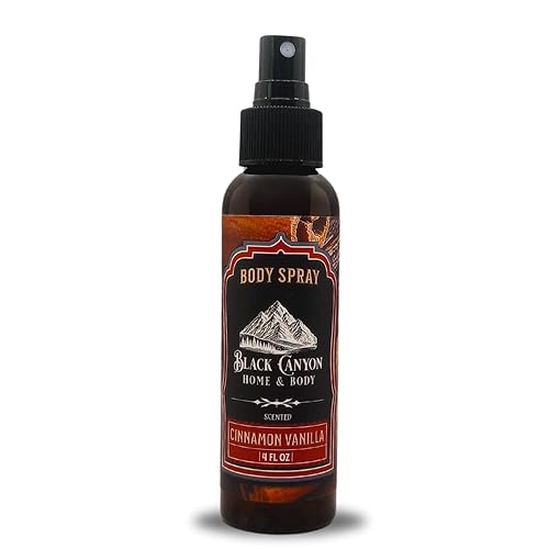 Black Canyon - Aerosol corporal perfumado con aroma a canela y vainilla, 4 onzas