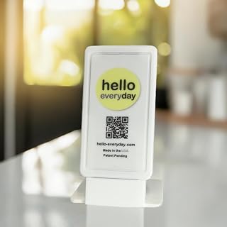 Home Wellness Monitoring Sensor, Plug-in Activity Tracker, Privacy-First Daily Check-in System, Made in USA