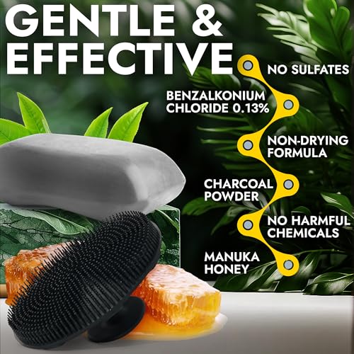 Image of Antibacterial Soap for Back Acne, Body Odor & Skin Irritation Kills Germs