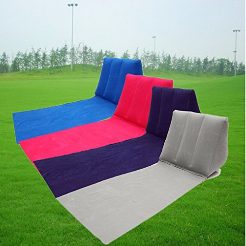 YIJU Inflando Espreguiçadeira de Camping de Praia Travesseiro de Volta Almofada Cadeira Cama Infláve