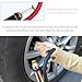 SHMZK Bayonet-Style Tire Inflator with Pressure Gauge, 20-120 PSI Tire Inflator Gauge with 4 Way Tool & Valve Cores, 1/4