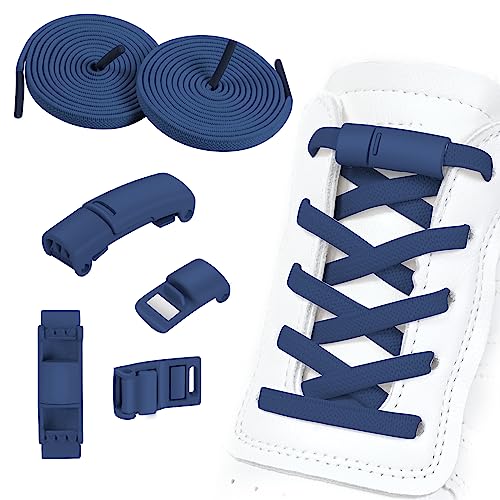 👟【Confezione Contiene】2 paia Lacci Elastici + 4 fibbia magnetica in metallo incluse. Ti consigliamo di assicurarti che i tuoi piedi siano all'interno delle scarpe durante il processo di installazione in modo che le dimensioni si adattino perfettamente ai tuoi piedi