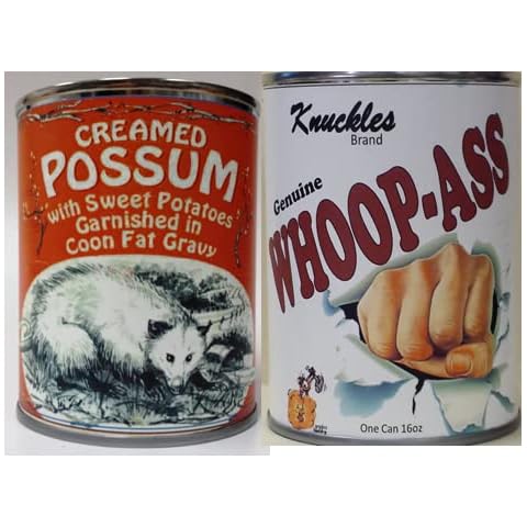 A can of Creamed Possum & A Can of WhoopAss! Cover
