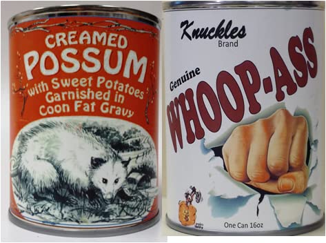 Amazon.com: A can of Creamed Possum &amp; A Can of WhoopAss! : Health ...