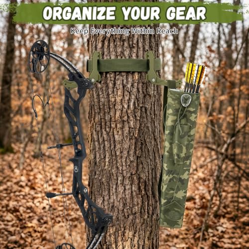 Image of Saddle Hunting Bow Hanger Kit, Tree Bow Hangers with Gear Strap