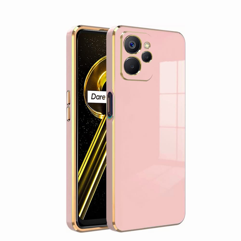 KARWAN®️ Luxury 6D Chrome Back Cover Case Compatible for Realme 9i 5G |Slim Shockproof Soft TPU | Raised Lips Protection | Camera Protection | Stylish Back Case and Cover | -Pink (B0BSV6KFMB) Amazon Price History, Amazon Price Tracker