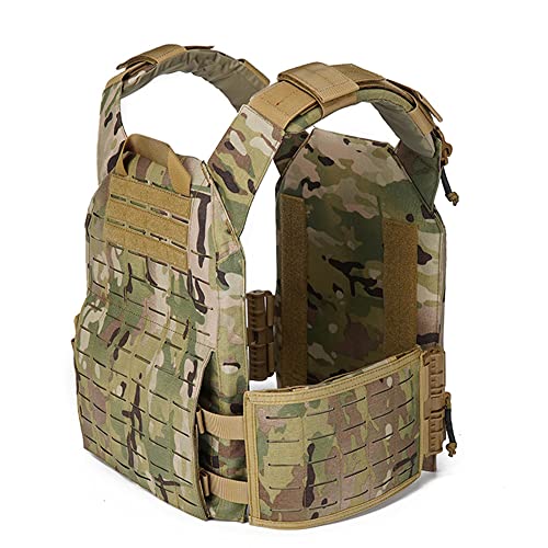 Image of TWINFALCONS Quick Realse 1000D Nylon modular cutting tactical hunting vest personal protective for hunting (CP-Camo)