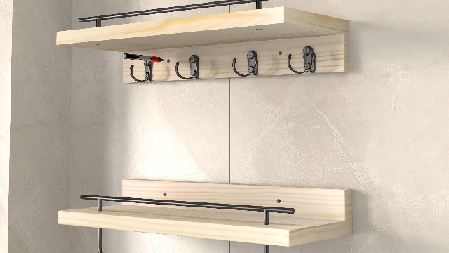 DIY : Etagère Flottante En Pin Sur Mesure