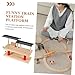 HOMOBABE 1Set Train Platform Educational DIY Plaything Accessory for Sturdy Lightweight Design for Creative Play Scenes