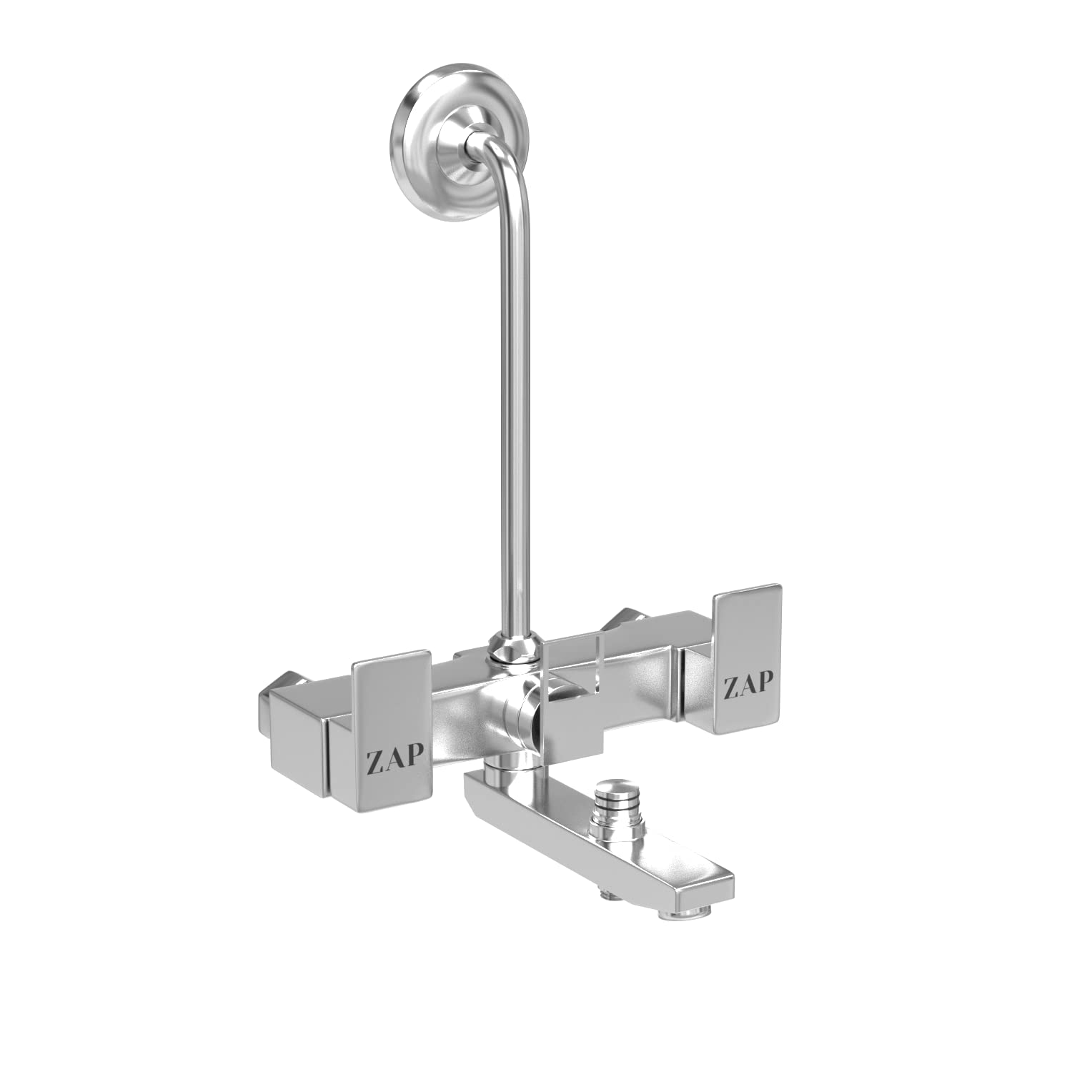 ZAP SKODA Series 100% High Grade Brass 3 in 1 Wall Mixer With Provision For Over Head Shower and 125mm Long Bend Pipe (Chrome) (B0C5SYVXX3) Amazon Price History, Amazon Price Tracker