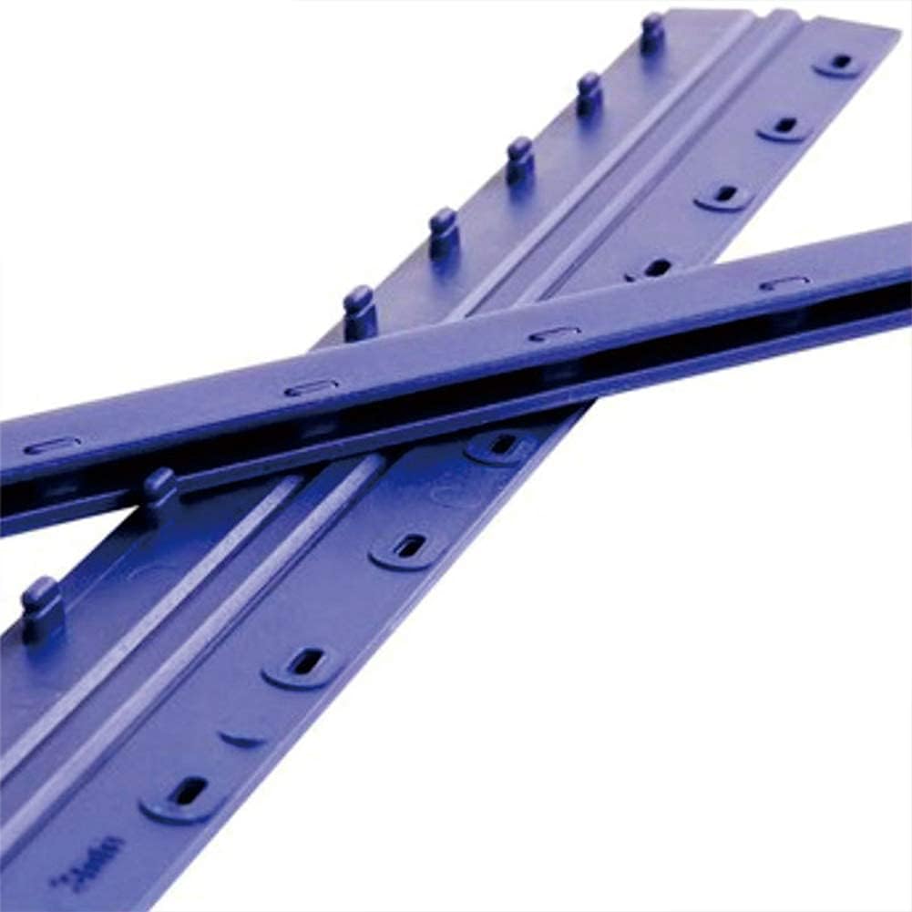 Consumable Parts of The Binding Machine - 10-Hole Folder 3/5 7.5/10 12.5/15 17.5 20mm Black Blue White Clip, Suitable for Office School documents,White,3mm (Black 7.5mm)