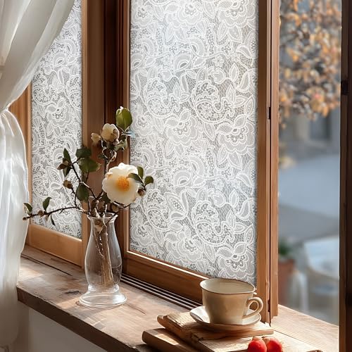 Vinilo decorativo Alwayspon encaje blanco 30x100cm miniatura 1