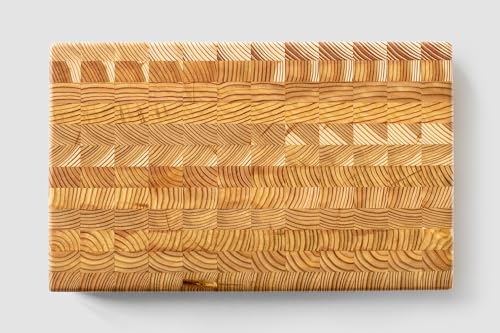 Tabla de cortar rectangular de madera Larch Wood 38x9.5x3 cm miniatura 2