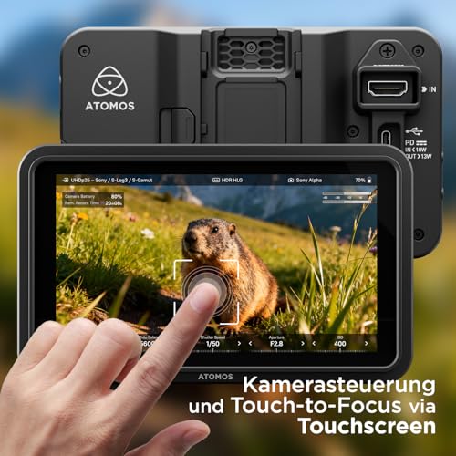 image for Atomos Shinobi II HDMI 4K Monitor with HDR Touchscreen, All Day Batter