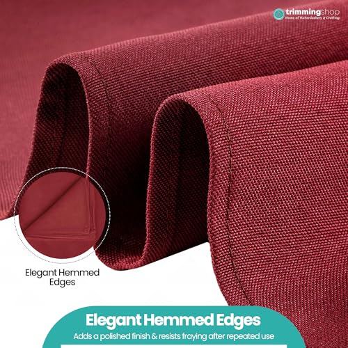 Serviettes de table réutilisables de 50,8 cm en polyester durable pour décoration - 6