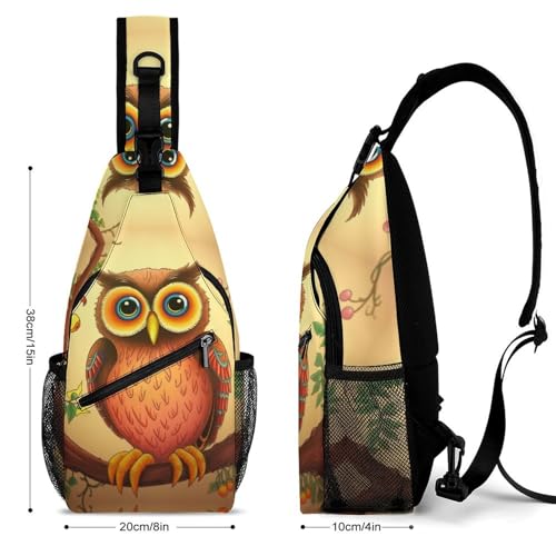 Mochila tipo bandolera blanca para día y senderismo miniatura 2