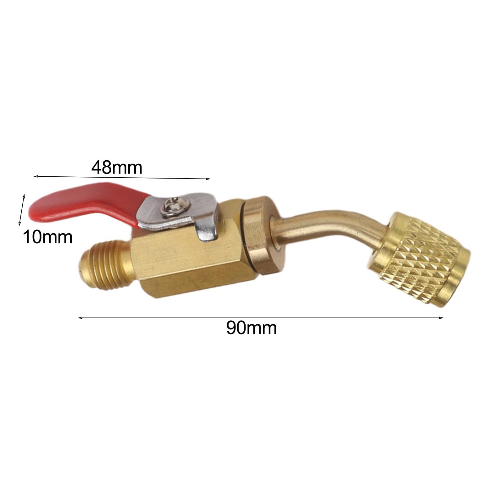 R-32 R-454B Adaptateur de valve A2L réfrigérant 1/4 SAE