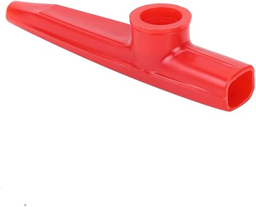 Miniatura 9 de Kazoo, Plástico Mini Boca Portátil Kazoo Ukelele Guitarra Partner Fácil de Aprender Instrumento Musical (rojo)