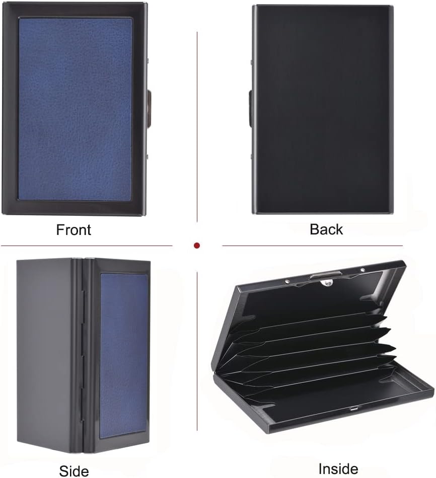 EASTNIGHTS Rfid Credit Card Holder Slim Metal Card Wallet Business Card holders Small Card Case for Men Women - Image 3