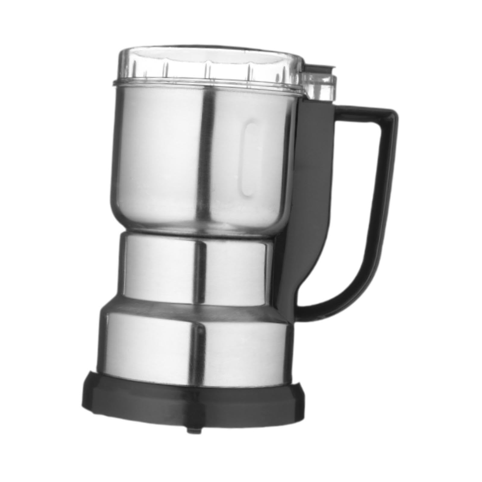Electric Grain Grinder Automatic Grinder Spice Grinder | Electric Grain Grinder Automatic Spice for Home Shop Kitchen Stainless Steel Pp About 600Ml-image-1
