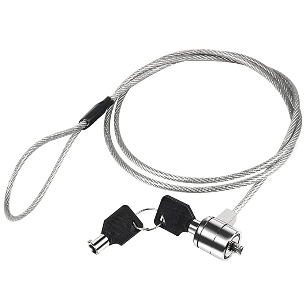 Security Safe Lock Cable – Alloy Metal Anti-Lost Chain Wire with 2 Keys for Laptop, Notebook, Key Lock Security-image-44
