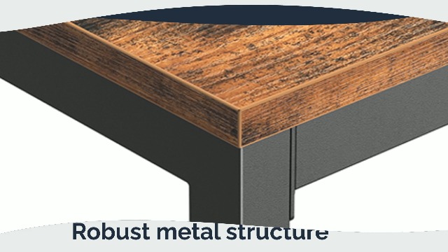 Amazon.com: HOOBRO Bar Table, Rectangular Pub Table, 47.2” Counter