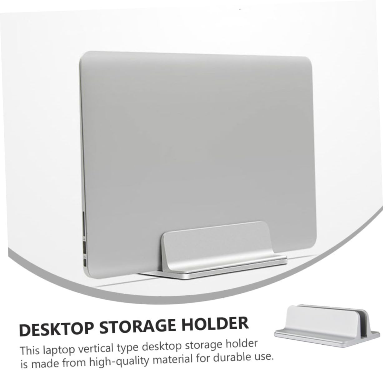 Supporto Verticale Per Laptop in Lega Di Alluminio Base Per Tablet Supporto Da Tavolo e Portatile Resistente All e Durevole