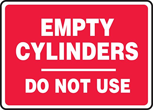 Panneau Accuform empty cylinders do not use ultra résistant