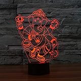 1. Projekttyp: 3D-LED-Nachtlicht Substrat: ABS-Kunststoff; Material der Lichtleiterplatte: Acryl