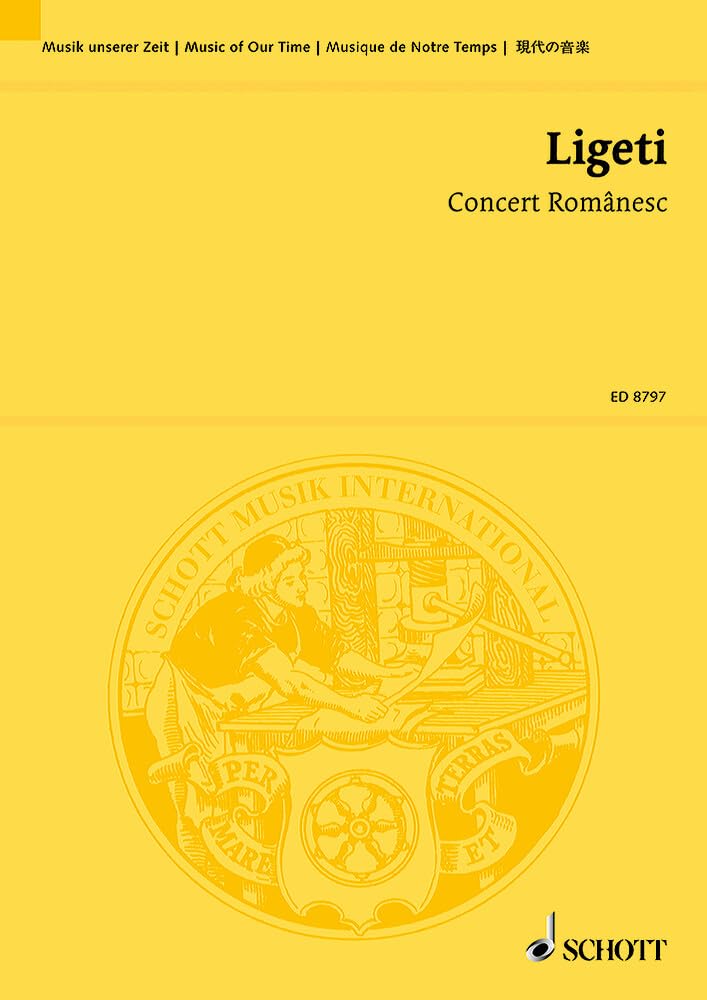 Romanian Concerto: small orchestra. Partition d'étude.