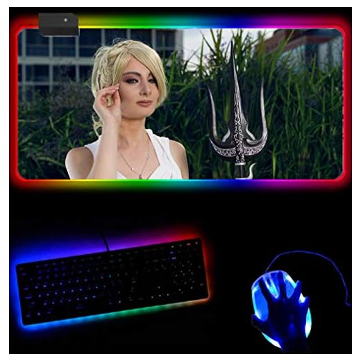 RGB spelmusmatta, slutlig fantasi färgglad accessoar musmatta bästa gaming gummimattor tangentbord musmatta spelare färg 3 L (30 x 70 cm)