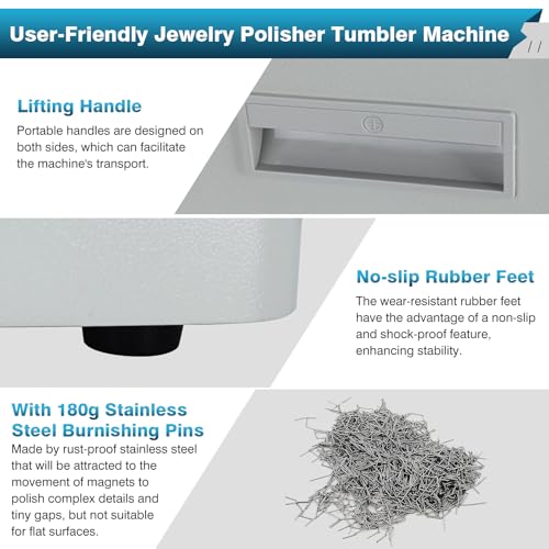 Ironwalls BI00TPS1770 Magnetic Tumbler Jewelry Polisher thumb #6