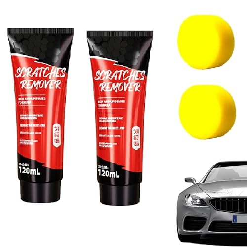 Generic 車のスクラッチリムーバーペースト 車 キズ消し | 車の傷を瞬時に消す プラチナム 1個 傷隠しリムーバー - 深い傷用の車のスクラッチリムーバー 擦り傷 ウォータースポット用の車のスクラッチリムーバー 車のバッファーキット 車の傷 クリー