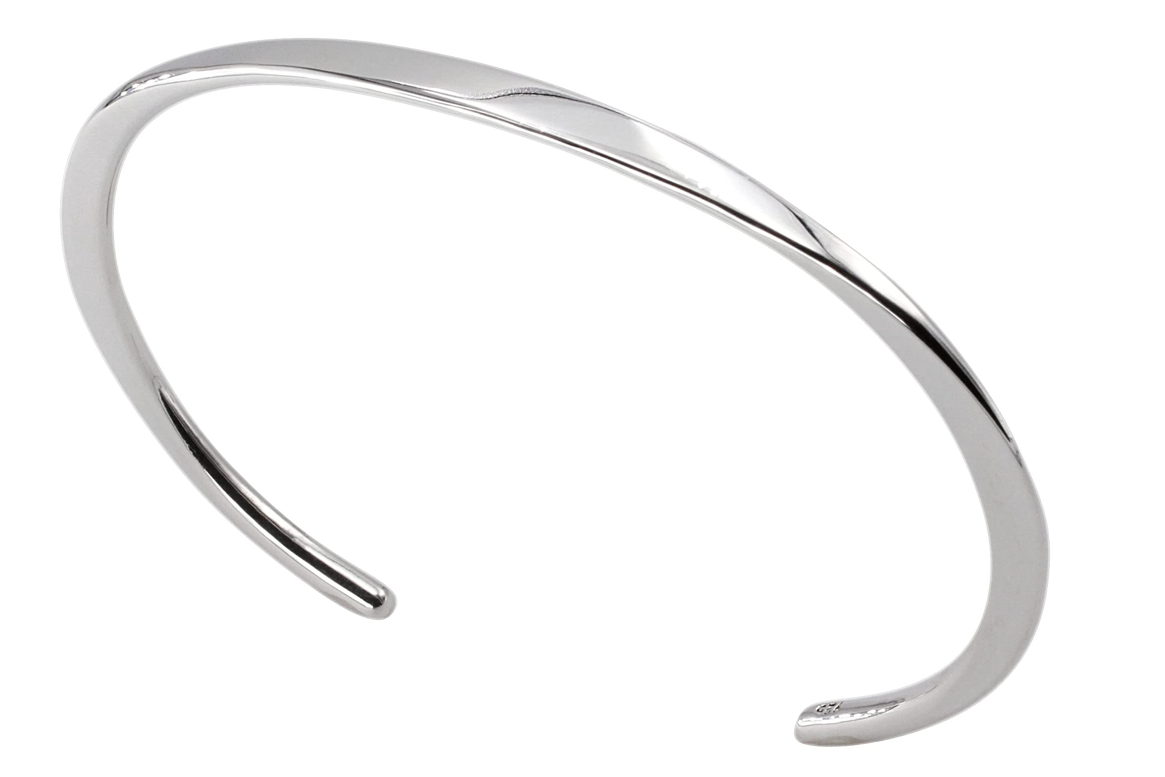 SILBERMOOS Herren Damen Armspange Armreif Design elegant offen 925 Sterling Silber
