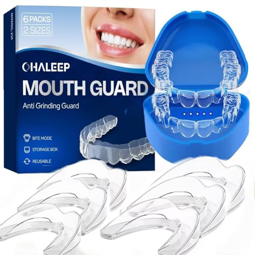 OHALEEP Anti Grinding Guard for Clenching Teeth at Night, Teeth Grinding Mouthguards for Sleeping, Mouth Guard for Grinding Teeth at Night, Night Guards for Teeth Grinding for Adults
