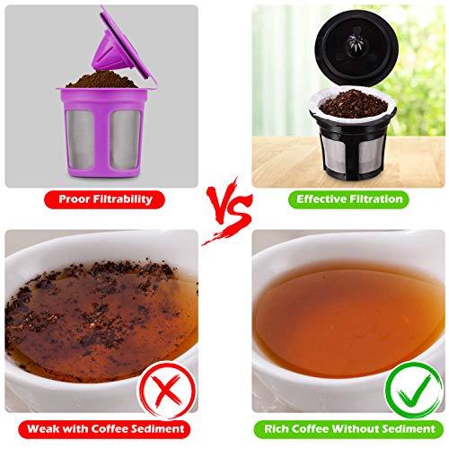 Disposable Paper Coffee Filters, Keurig K Cup Paper Filters For Keurig Single Brewer Reusable Cups, K-Cup Coffee Pods, Fits All Brands Reusable K Cups (300) #TOP2