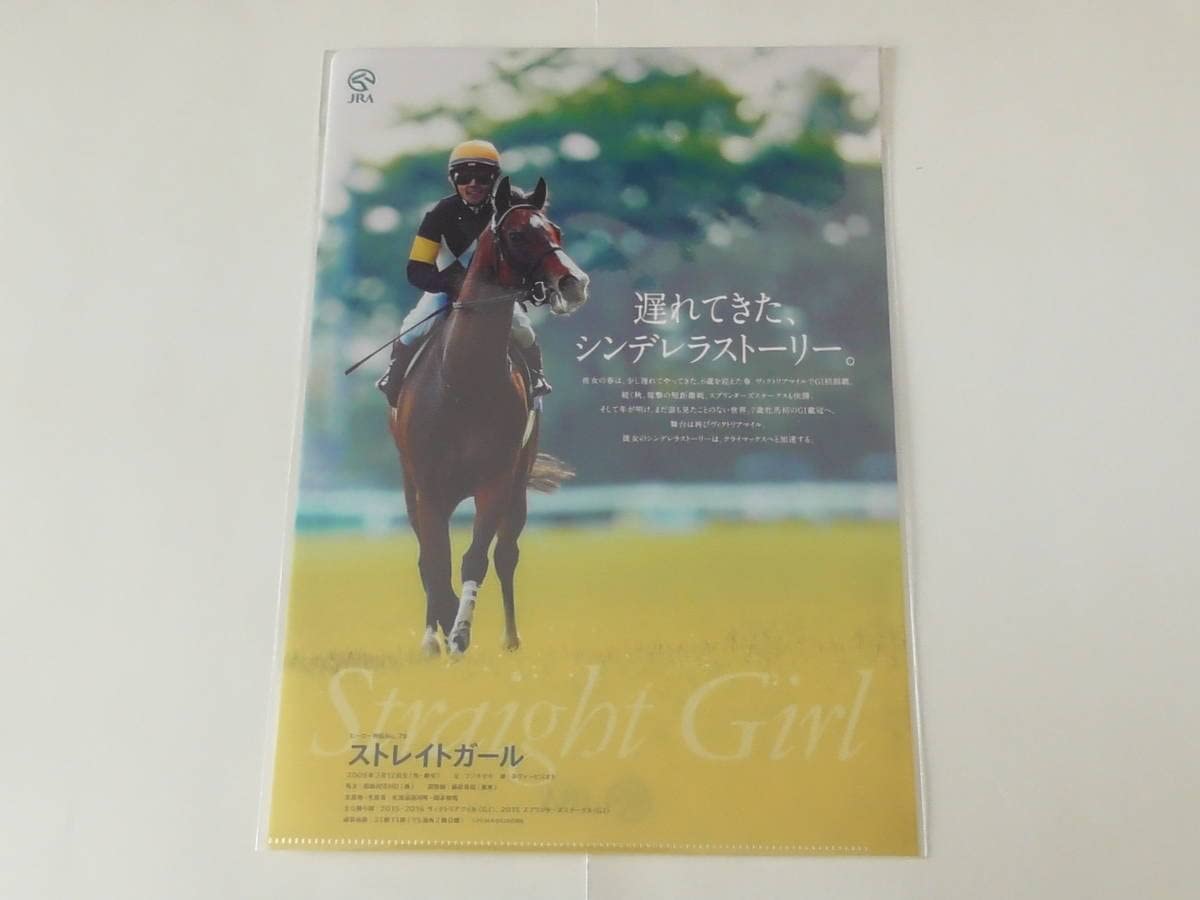 Amazon.co.jp: ヒーロー列伝 クリアファイル ストレイトガール JRA来場