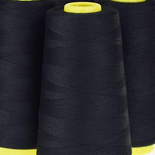 Hilos para Coser LNKA Negro 4 conos 3000 yardas miniatura 6
