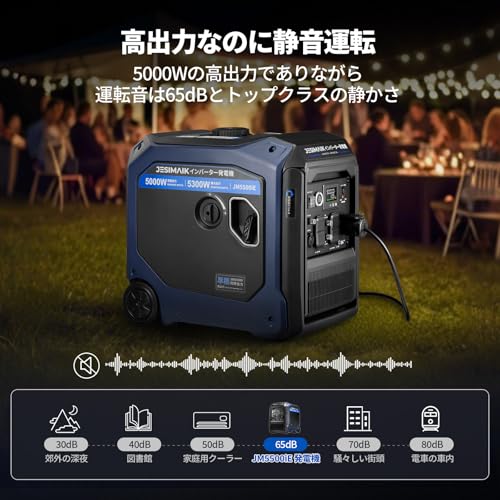 JESIMAIK ガソリン発電機 JM5500iE の商品画像 5