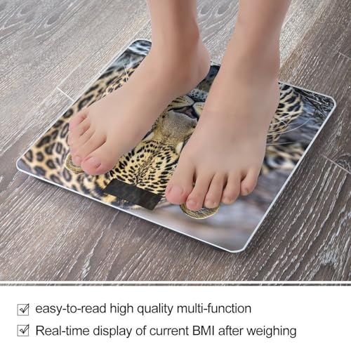 Balanza Digital de Baño con Diseño Leopardo Africano miniatura 5