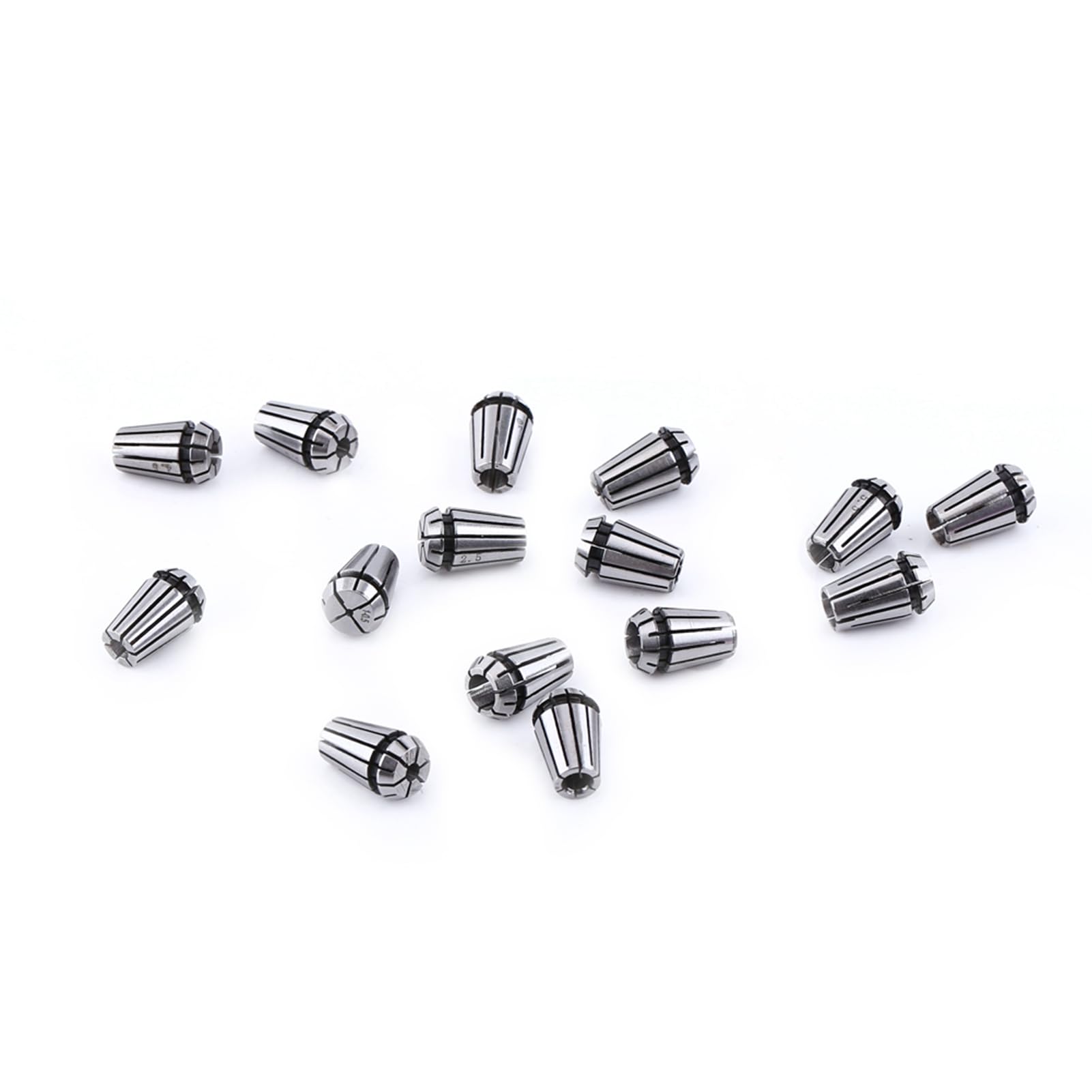 Pinza Er11 1 4 Herramientas 18 × 5 × 3 15 Uds. Juego de Mandril con Resorte Er11 para Máquina de Grabado Cnc Herramienta de Torno de Fresado