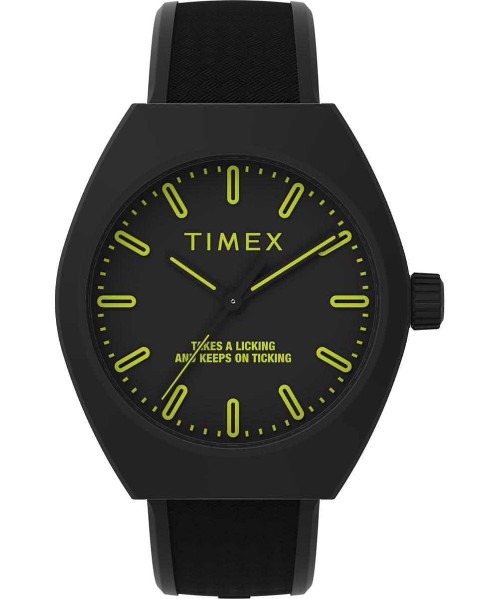 Mens Wristwatch TIMEX URBAN POP TW2W42400 Silicone Black