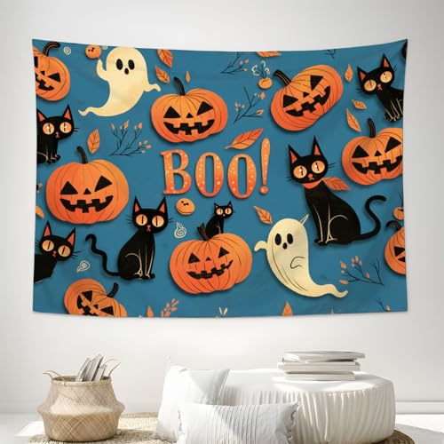 Tapisseries murale pour chambre à coucher design graphique orange 180x230
